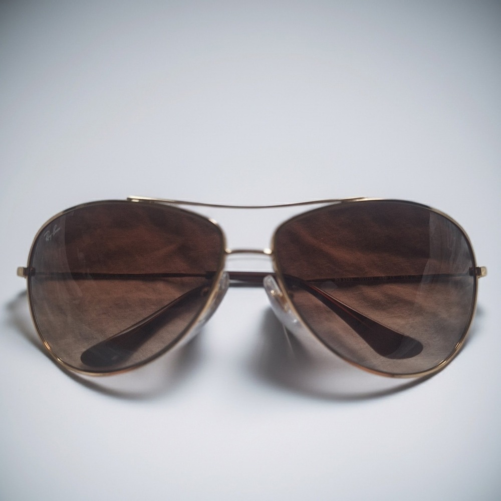 Ray-Ban RB3293 001/13 Gold Brown Gradient Aviator Sunglasses 63mm